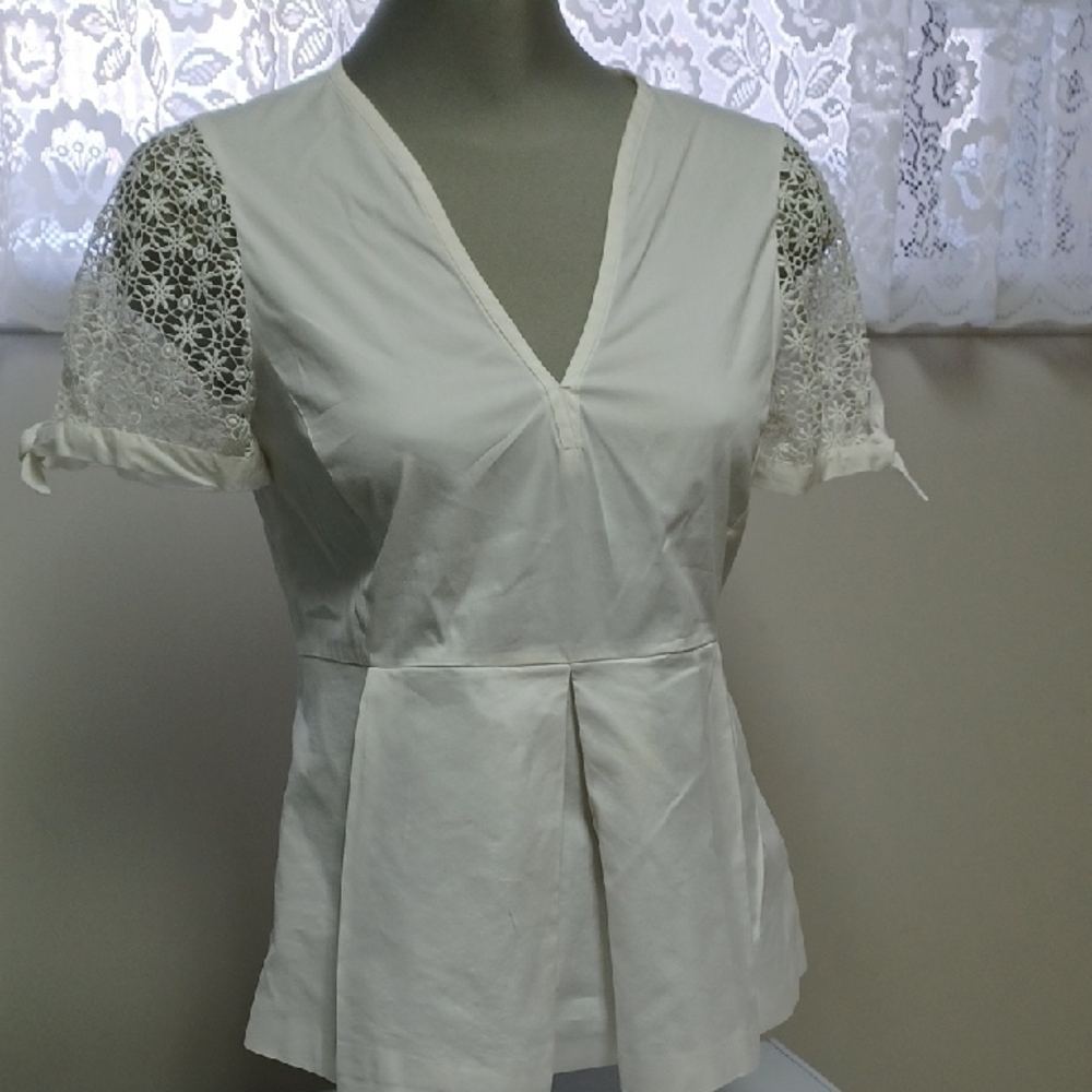 ZARA Lace Sleev Blous Size M